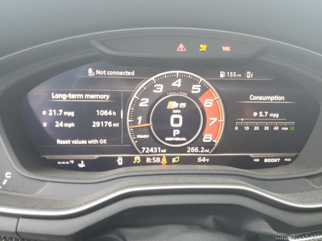 WAUB4CF56JA060715 - 2018 AUDI S5 PREMIUM PLUS Biały zdjęcie 9