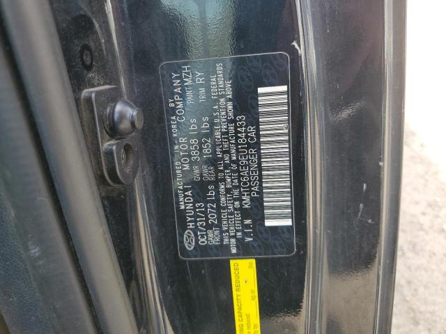 KMHTC6AE9EU184433 - 2014 HYUNDAI VELOSTER TURBO 黑色 照片 12