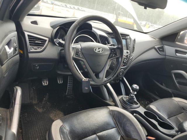 KMHTC6AE9EU184433 - 2014 HYUNDAI VELOSTER TURBO 黑色 照片 8