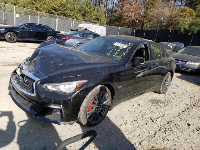 JN1FV7AR9JM480392 - 2018 INFINITI Q50 RED SPORT 400 BLACK photo 2