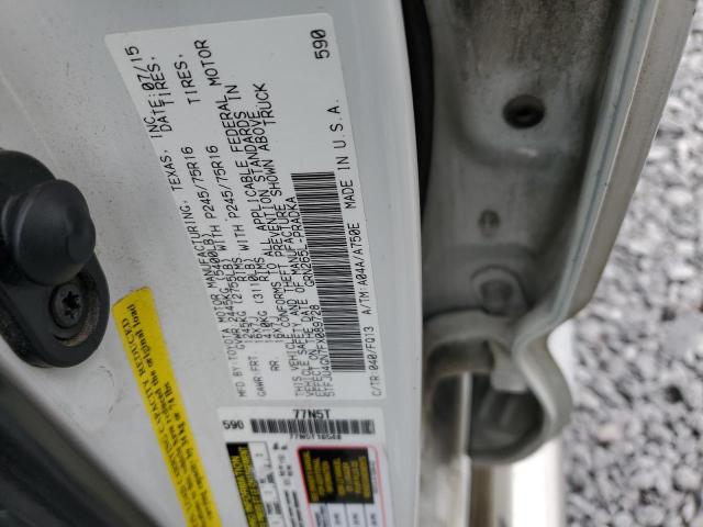 5TFJU4GN7FX089728 - 2015 TOYOTA TACOMA DOUBLE CAB PRERUNNER WHITE photo 12