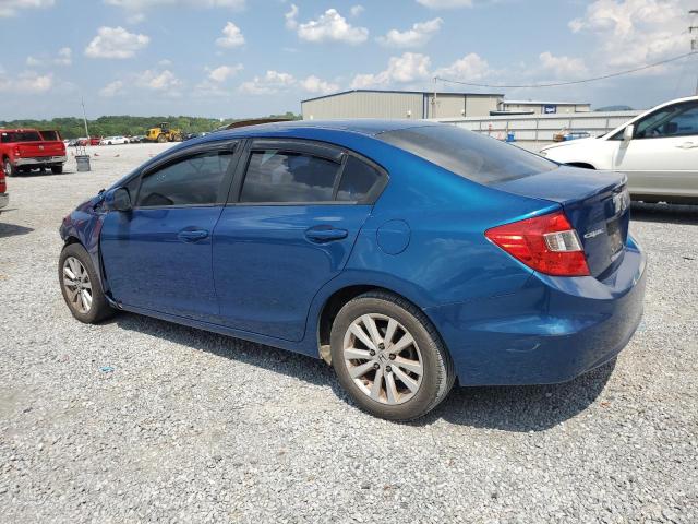 19XFB2F8XCE073787 - 2012 HONDA CIVIC EX BLUE photo 2