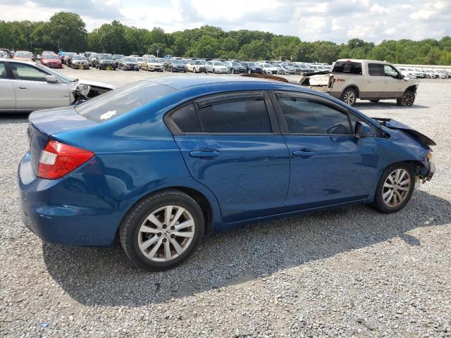19XFB2F8XCE073787 - 2012 HONDA CIVIC EX BLUE photo 3