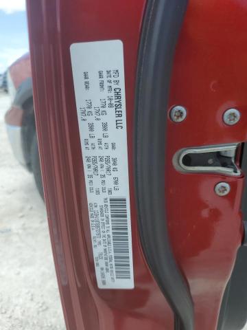 1D3HV18T69S727872 - 2009 DODGE RAM 1500 RED photo 12