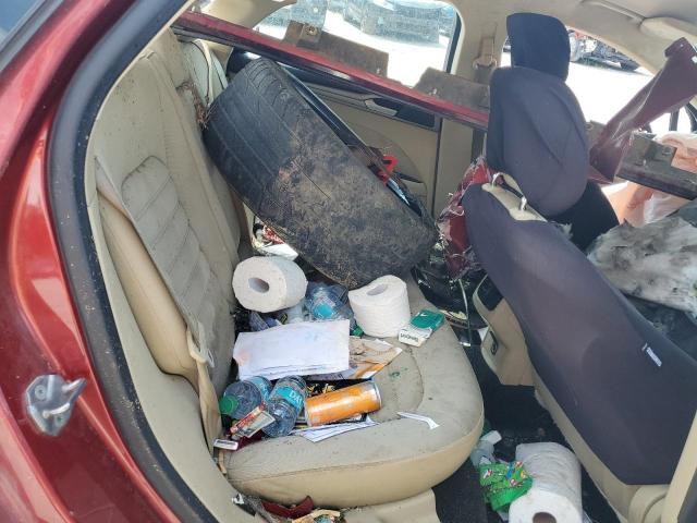 3FA6P0H71DR146720 - 2013 FORD FUSION SE RED photo 10