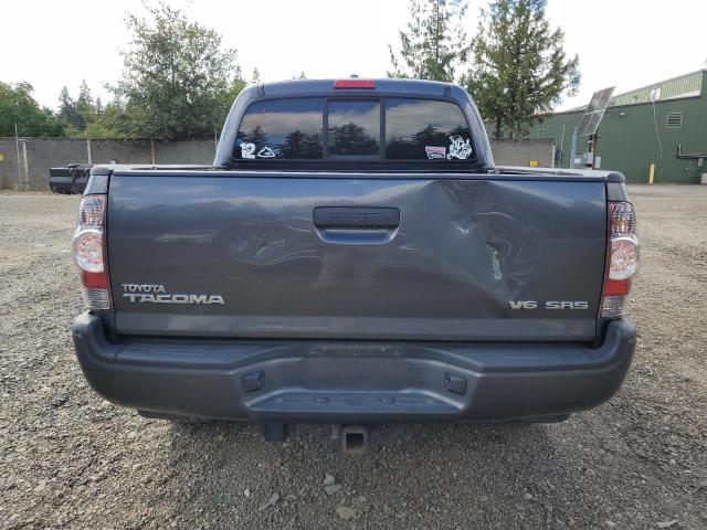 5TELU4EN2AZ687156 - 2010 TOYOTA TACOMA DOUBLE CAB CHARCOAL photo 6