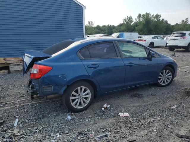 19XFB2F96CE056090 - 2012 HONDA CIVIC EXL BLUE photo 3