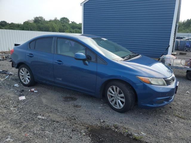 19XFB2F96CE056090 - 2012 HONDA CIVIC EXL BLUE photo 4