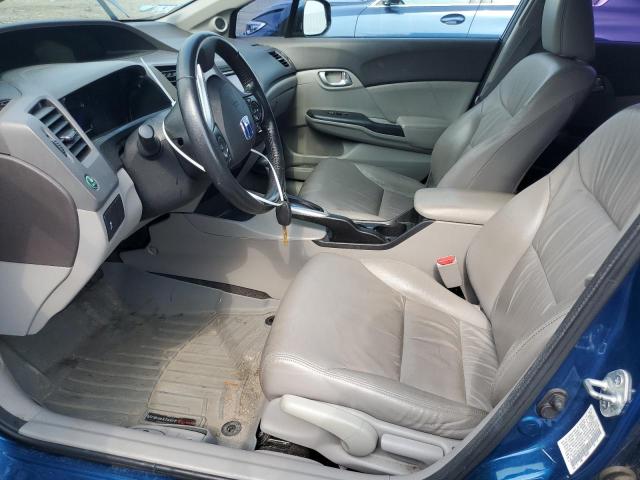 19XFB2F96CE056090 - 2012 HONDA CIVIC EXL BLUE photo 7