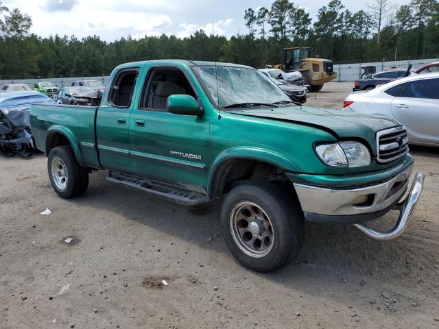 5TBRT38122S329434 - 2002 TOYOTA TUNDRA ACCESS CAB LIMITED GREEN photo 4