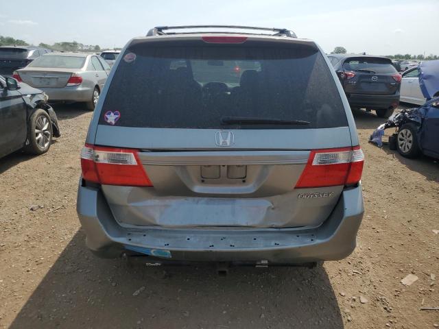 5FNRL38755B085573 - 2005 HONDA ODYSSEY EXL SILVER photo 6