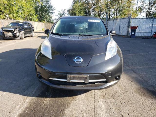 1N4AZ0CP8EC332878 - 2014 NISSAN LEAF S BLACK photo 5