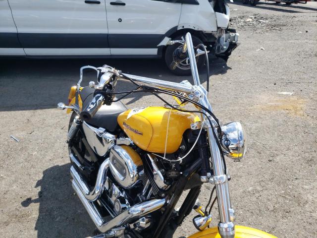 1HD1CT3197K408530 - 2007 HARLEY-DAVIDSON XL1200 C YELLOW photo 9