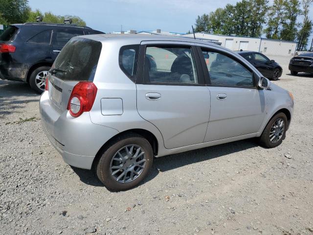 KL1TD66E29B309842 - 2009 CHEVROLET AVEO LS SILVER photo 3