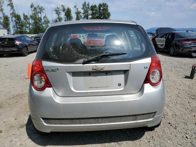 KL1TD66E29B309842 - 2009 CHEVROLET AVEO LS SILVER photo 6