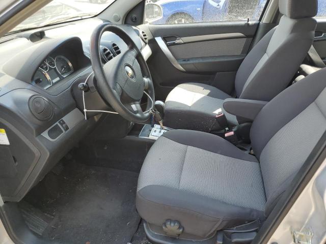 KL1TD66E29B309842 - 2009 CHEVROLET AVEO LS SILVER photo 7