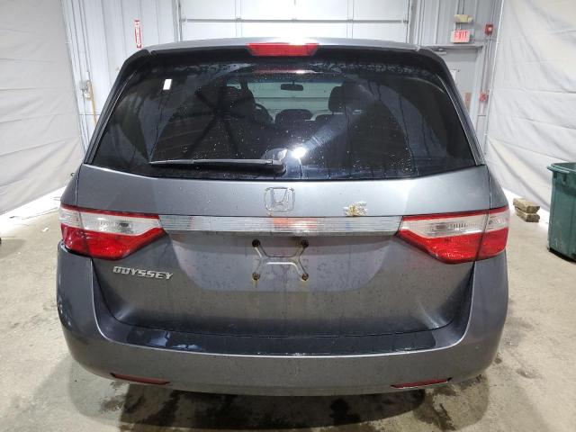 5FNRL5H49BB101383 - 2011 HONDA ODYSSEY EX GRAY photo 6