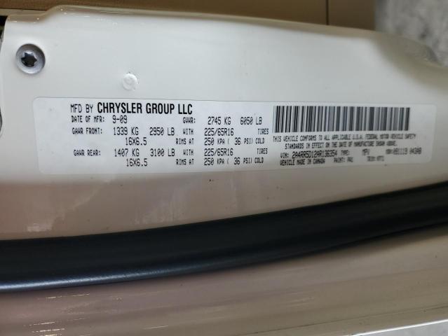 2A4RR5D12AR136354 - 2010 CHRYSLER TOWN & COU TOURING WHITE photo 14