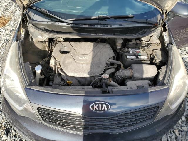 KNADM4A34D6135679 - 2013 KIA RIO LX GRAY photo 11