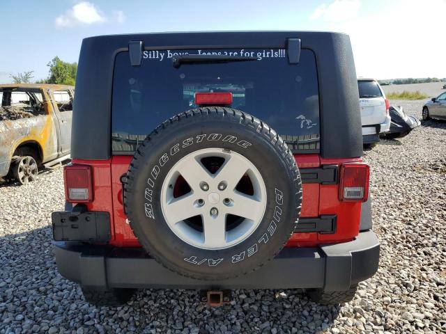 1J4GA39108L532572 - 2008 JEEP WRANGLER U X RED photo 6