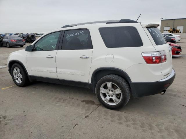 1GKKRNED8CJ353323 - 2012 GMC ACADIA SLE WHITE photo 2