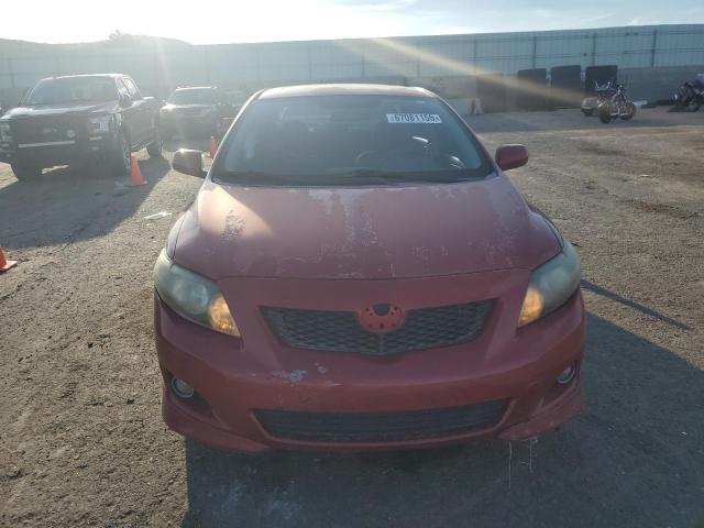 1NXBU4EE7AZ261589 - 2010 TOYOTA COROLLA BASE წითელი ფოტო 5