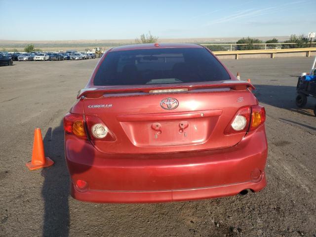 1NXBU4EE7AZ261589 - 2010 TOYOTA COROLLA BASE წითელი ფოტო 6