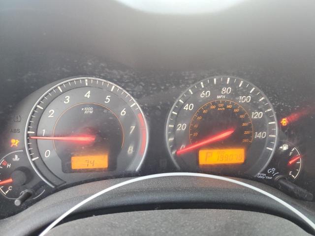 1NXBU4EE7AZ261589 - 2010 TOYOTA COROLLA BASE წითელი ფოტო 9