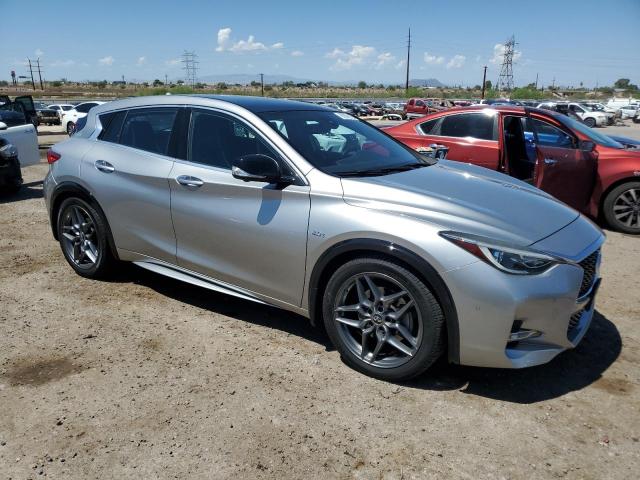 SJKCH5CP5HA019397 - 2017 INFINITI QX30 BASE SILVER photo 4