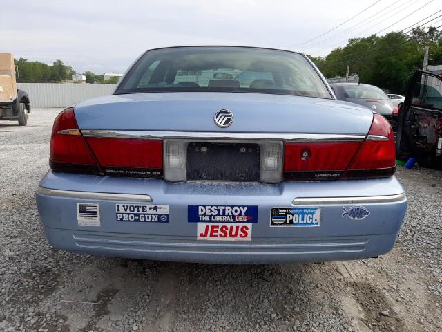 2MEFM74W5YX639489 - 2000 MERCURY GRAND MARQ GS BLUE photo 6