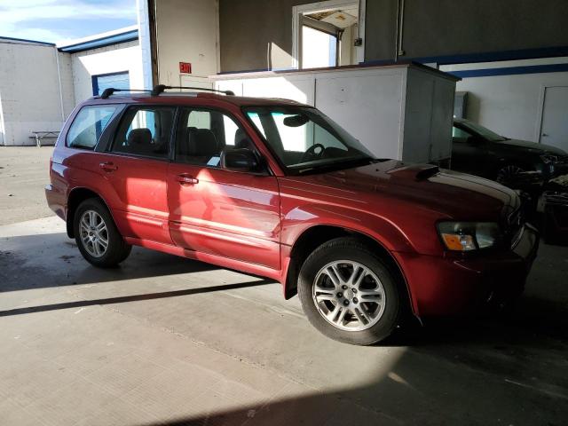 JF1SG69605H703160 - 2005 SUBARU FORESTER 2.5XT RED photo 4