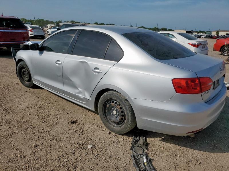 3VW2K7AJ8EM444876 - 2014 VOLKSWAGEN JETTA BASE SILVER photo 2