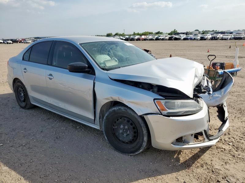 3VW2K7AJ8EM444876 - 2014 VOLKSWAGEN JETTA BASE SILVER photo 4