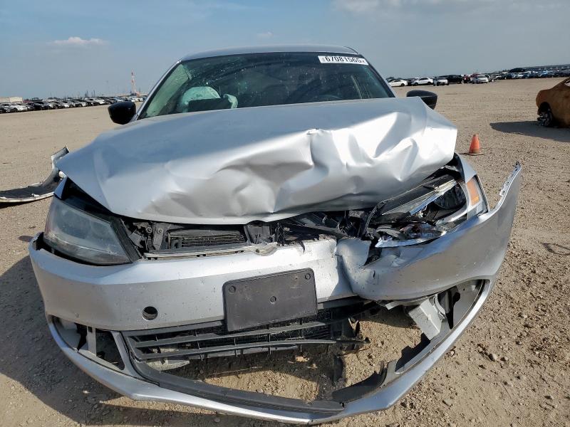 3VW2K7AJ8EM444876 - 2014 VOLKSWAGEN JETTA BASE SILVER photo 5