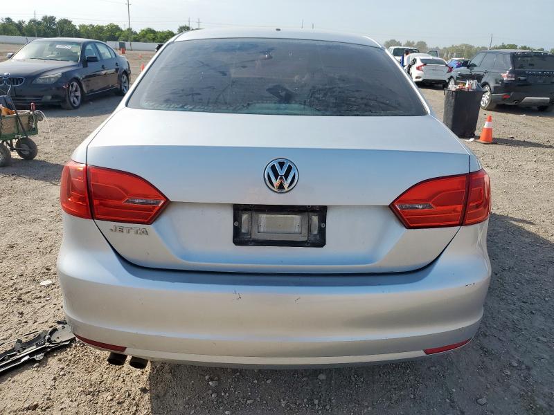 3VW2K7AJ8EM444876 - 2014 VOLKSWAGEN JETTA BASE SILVER photo 6
