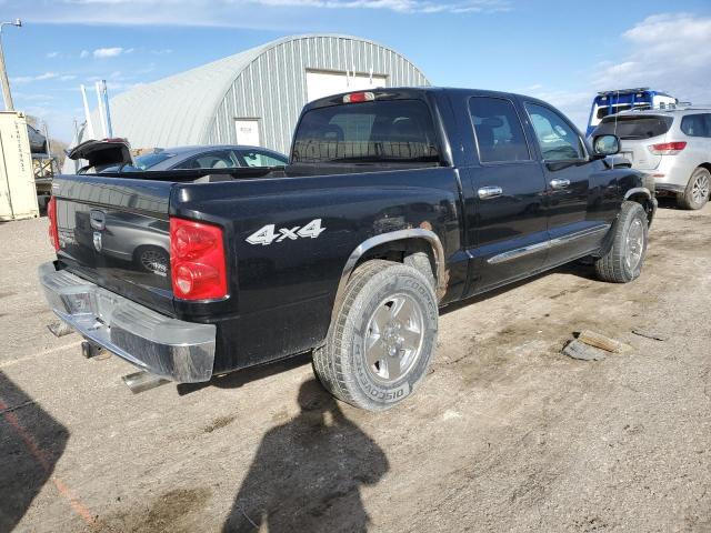 1D7HW58J66S538717 - 2006 DODGE DAKOTA QUAD LARAMIE BLACK photo 4