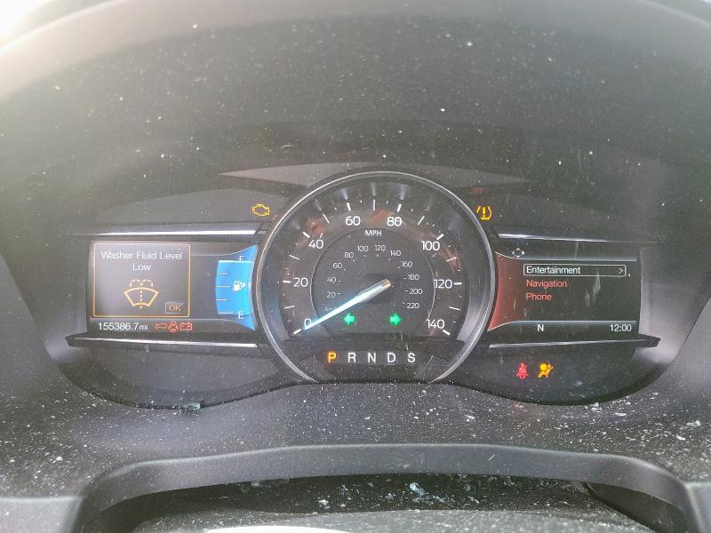 1FM5K7FH5JGB07751 - 2018 FORD EXPLORER LIMITED RED photo 9