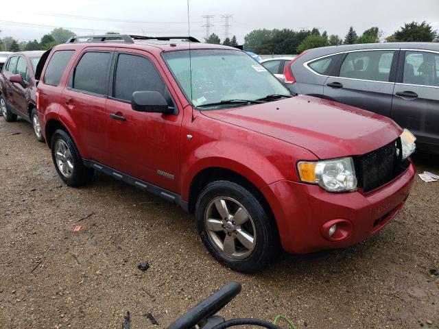 1FMCU03138KA82405 - 2008 FORD ESCAPE XLT RED photo 4