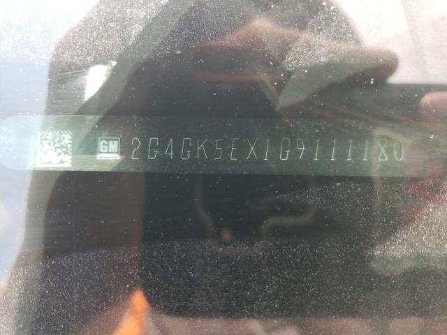 2G4GK5EX1G9111180 - 2016 BUICK REGAL 白色 照片 12