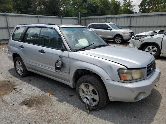 JF1SG65654H737678 - 2004 SUBARU FORESTER 2.5XS SILVER photo 4