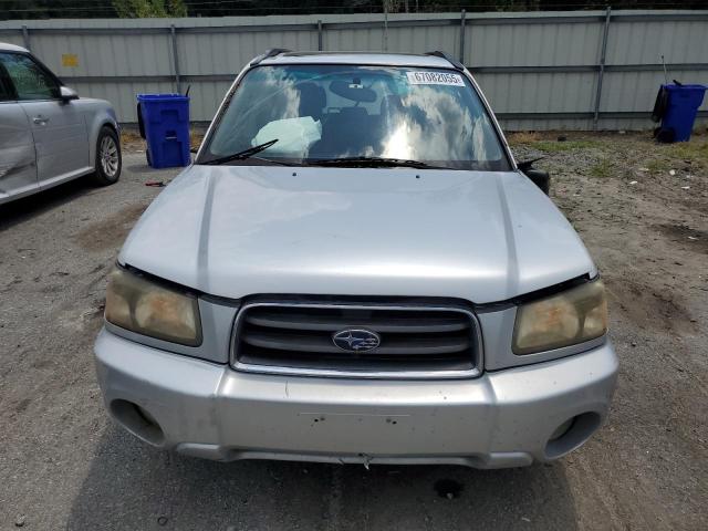 JF1SG65654H737678 - 2004 SUBARU FORESTER 2.5XS SILVER photo 5
