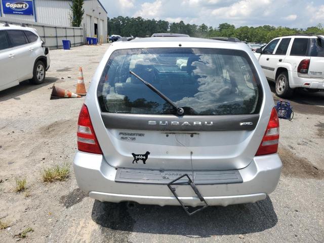 JF1SG65654H737678 - 2004 SUBARU FORESTER 2.5XS SILVER photo 6