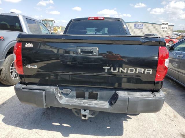 5TFUM5F17JX075466 - 2018 TOYOTA TUNDRA DOUBLE CAB SR/SR5 BLACK photo 6