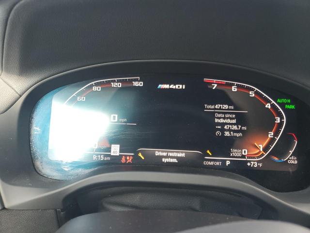 5UXTY9C09M9F30833 - 2021 BMW X3 XDRIVEM40I თეთრი ფოტო 9