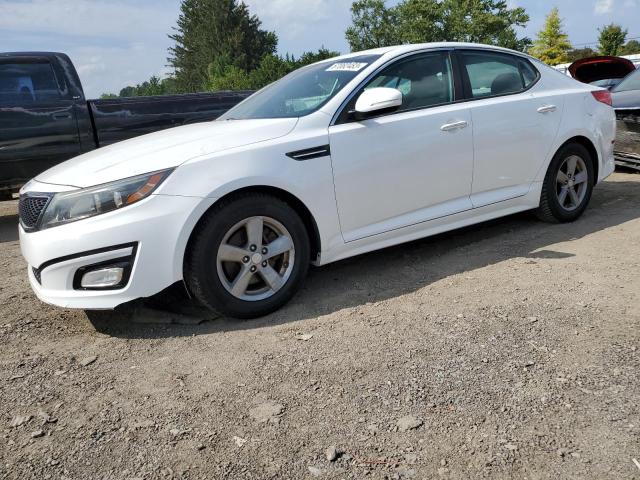 5XXGM4A73FG505625 - 2015 KIA OPTIMA LX WHITE photo 1