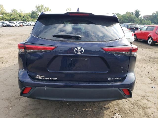 5TDGZRBH9MS123634 - 2021 TOYOTA HIGHLANDER XLE Mavi foto 6