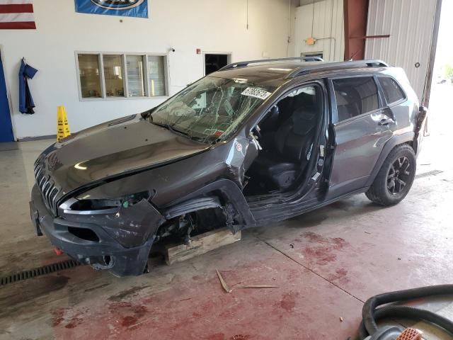 1C4PJMBS2EW282616 - 2014 JEEP CHEROKEE TRAILHAWK CHARCOAL photo 1