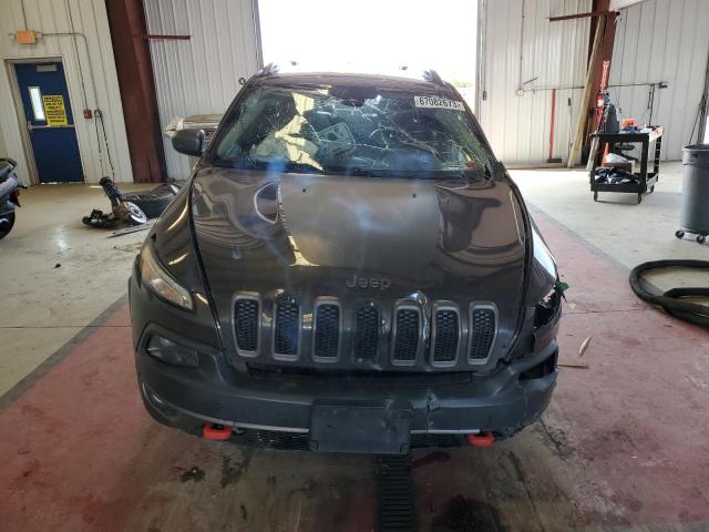 1C4PJMBS2EW282616 - 2014 JEEP CHEROKEE TRAILHAWK CHARCOAL photo 5