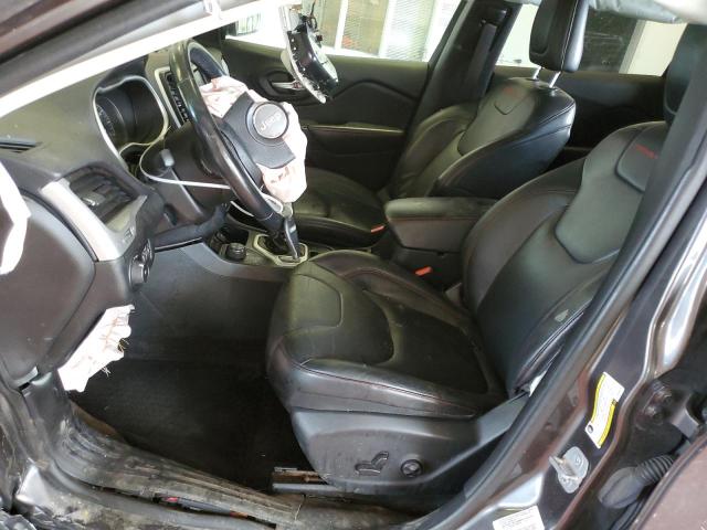 1C4PJMBS2EW282616 - 2014 JEEP CHEROKEE TRAILHAWK CHARCOAL photo 7