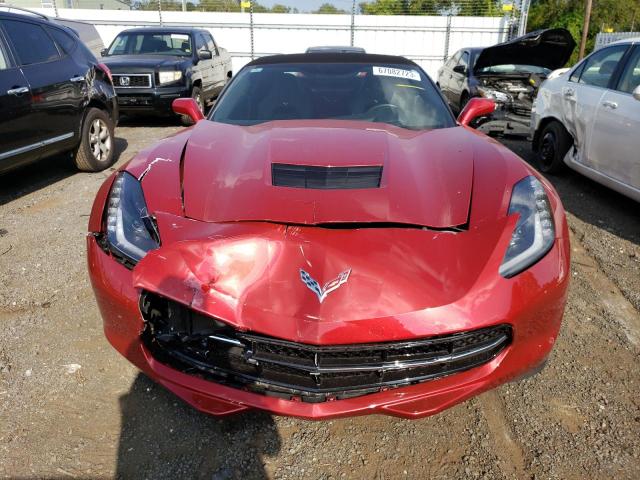 1G1YJ3D79E5134226 - 2014 CHEVROLET CORVETTE STINGRAY Z51 2LT RED photo 5